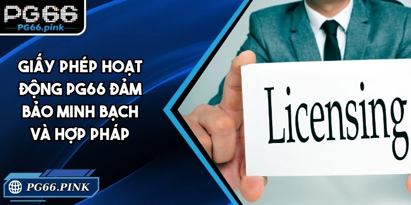 Giấy Phép Hoạt Động PG66