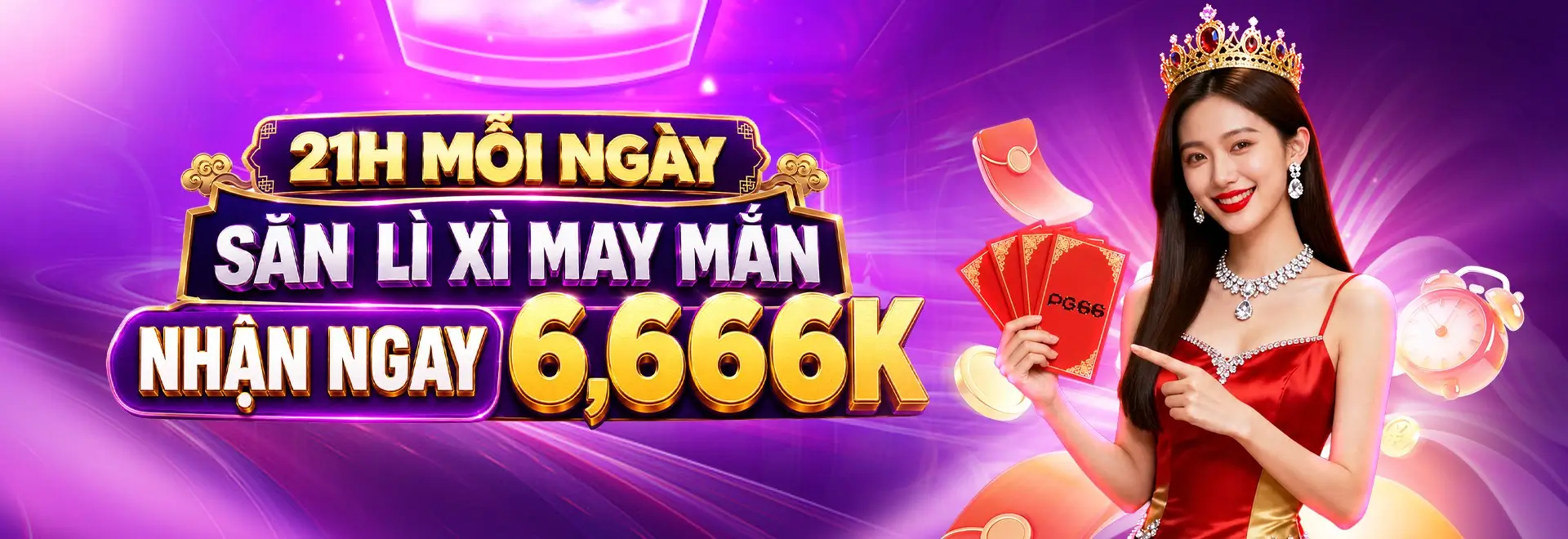 PG66 lì xì 6666K vào 21h mỗi ngày